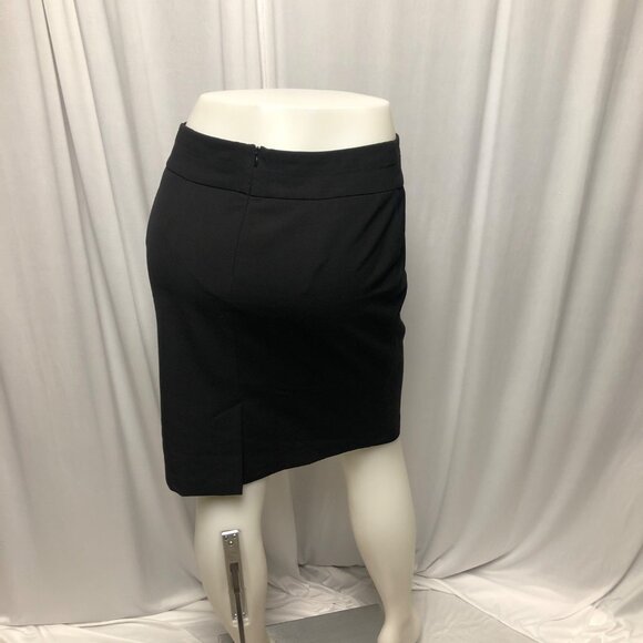 George Skirt Womens Size 4 Black Lined Back Zipper Above Knee Pencil Career - Picture 3 of 6